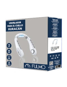 VENTOINHA PESCOÇO 5V 3000mAh CABO TIPO C C/3 NÍVEIS INTENSIDADE BRANCA 2