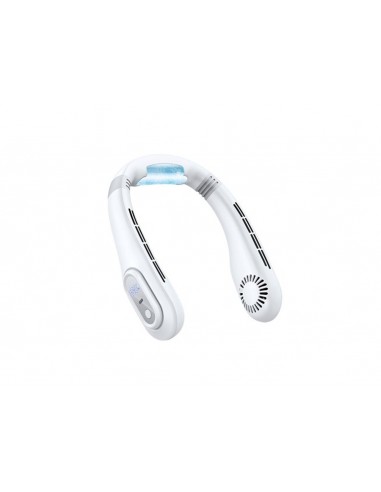 VENTOINHA PESCOÇO 5V 3000mAh CABO TIPO C C/3 NÍVEIS INTENSIDADE BRANCA