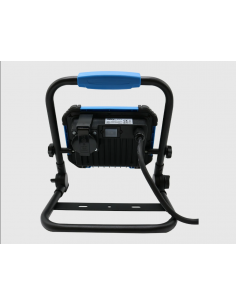 PROJETOR TRABALHO DOBRÁVEL 50W 4500LM 6500K IP54 C/FICHA 3MT C/TOMADA SCHUKO 240V 2