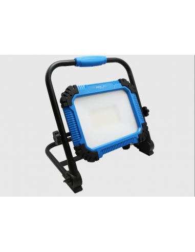 PROJETOR TRABALHO DOBRÁVEL 100W 9000LM 6500K IP54 C/FICHA 3MT C/TOMADA SCHUKO 240V