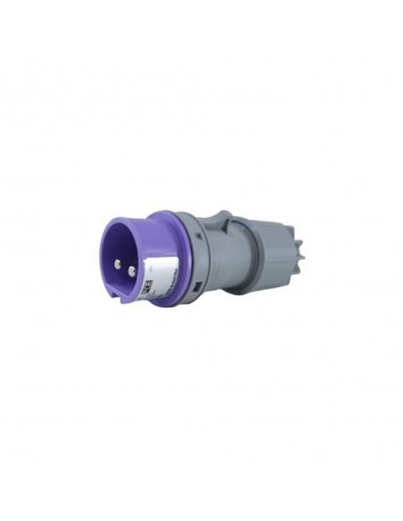 Ficha macho Tensao Reduzia 2P 16A 24V