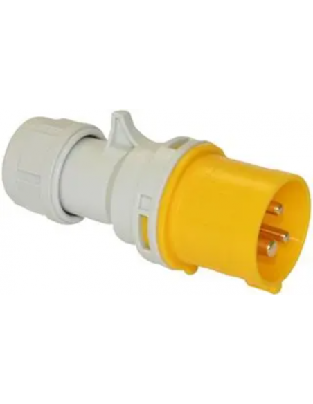 Ficha macho IP44 16A 2P+T 110V (013-4)