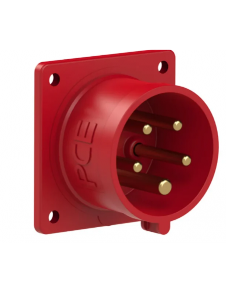 Tomada de encastrar Macho 3P+N+T 16A Tomada de encastrar Macho 3P+N+T 16A