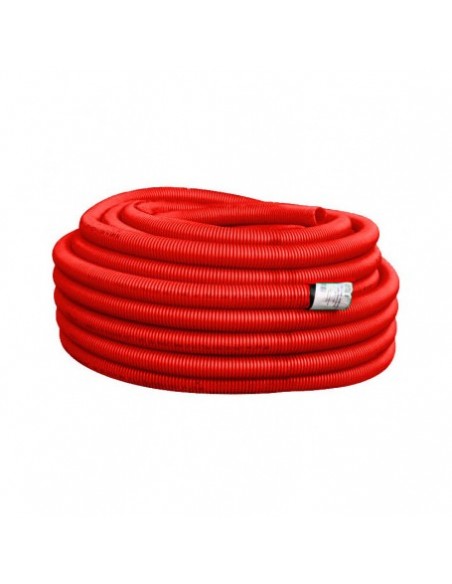 Tubo corrugado vermelho D-25 mm Tubo corrugado vermelho D-25 mm