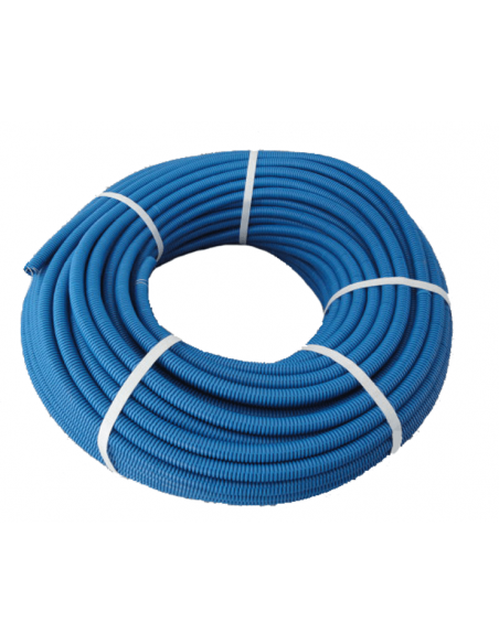 TUBO ANELADO AZUL 25MM /750N - C/ GUIA L HOLOGENIO TUBO ANELADO AZUL 25MM /750N - C/ GUIA L HOLOGENIO
