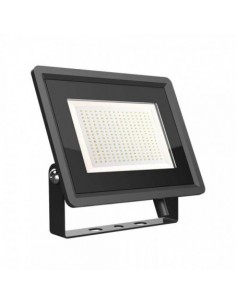 PROJETOR LED 200W 17600LM 6500K PRETO