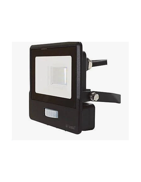 PROJETOR LED C/SENSOR 10W/6500K IP65 735LM SLIM PT