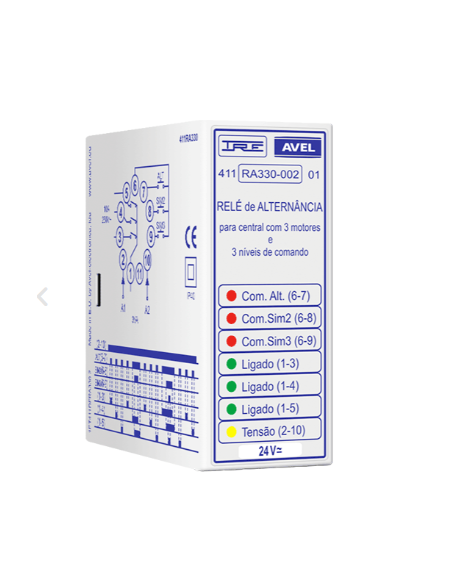 Rele de Alternancia 411-RA330 400VAC Avel Rele de Alternancia 411-RA330 400VAC Avel