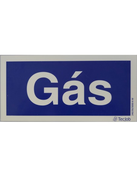 SINAL FOTOLUMINESCENTE GAS 200x100 SINAL FOTOLUMINESCENTE GAS 200x100