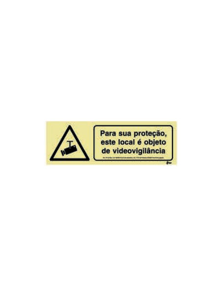 SINALETICA FOTOLUMINCENTE VIDEOVIGILANCIA T1 SINALETICA FOTOLUMINCENTE VIDEOVIGILANCIA T1