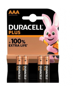 PILHA ALCALINA DURACELL PLUS LR03 (AAA) [BLISTER 4]