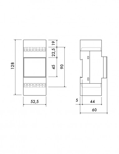 Transformador 12-12-24 40VA