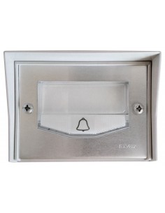 BOTAO DE CAMPAINHA ELVOX C/ LAMPADA 24V 3W 1721