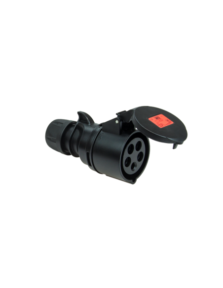 Ficha femea 3P+N+T 32A IP44 p/Audiovisual