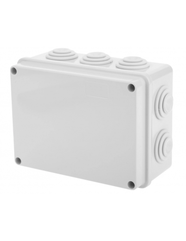 CAIXA ESTANQUE C/ PASSA CABOS IP54 190x140x75mm