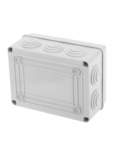 CAIXA ESTANQUE C/ PASSA CABOS IP54 190x140x75mm 2