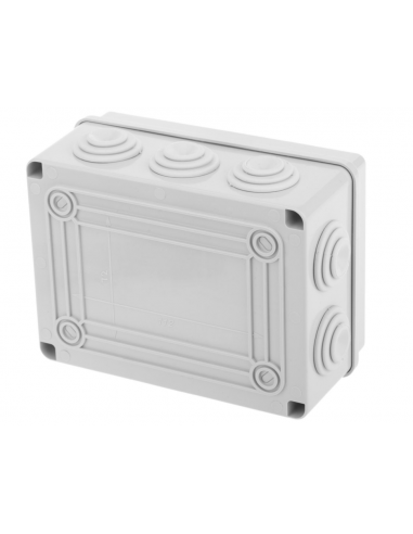 CAIXA ESTANQUE C/ PASSA CABOS IP54 190x140x75mm