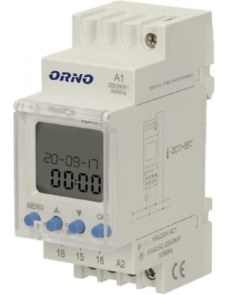 INTERRUPTOR HORARIO DIGITAL ASTR 2 CANAIS 100 PROG