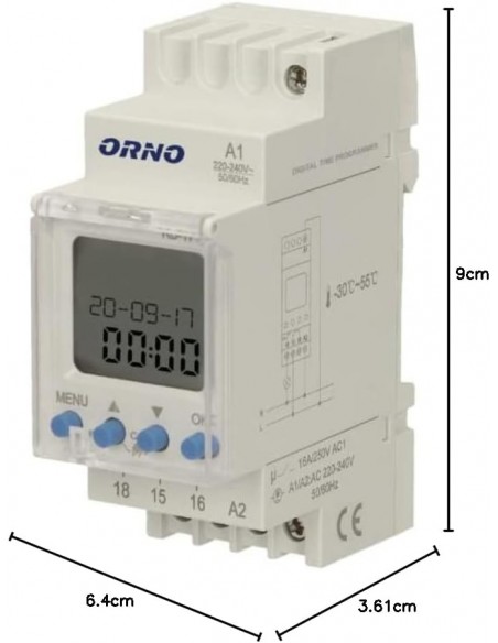 INTERRUPTOR HORARIO DIGITAL ASTR 2 CANAIS 100 PROG