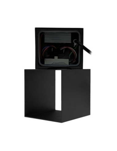 APLIQUE MURO DIRECCIONAVEL LED 2X5W CCT ALUMINIO PRETO  IP65