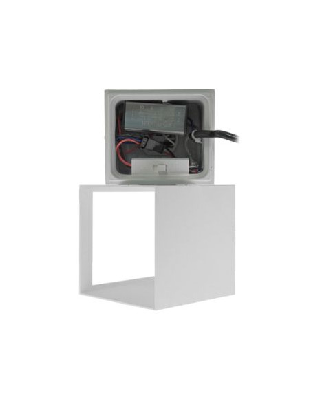 APLIQUE MURO DIRECCIONAVEL LED 2X5W CCT ALUMINIO BRANCO IP65