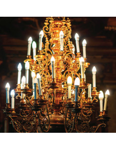 LAMPADA LED CHAMA C37 E14 6500K 200º 7W 600LM 2