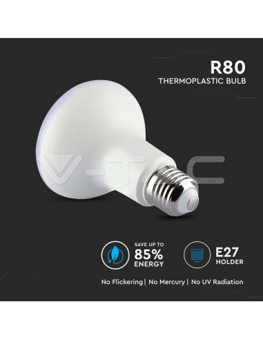 LAMPADA LED R80 E27 3000K 11W 120º 1055Lm LED SAMSUNG