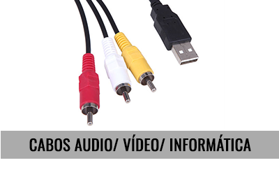 cabos audio, video, informatica